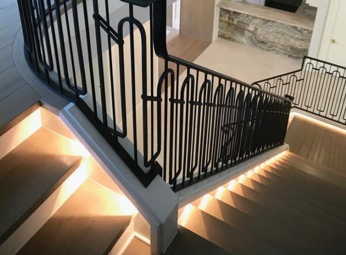 Stair and handrail LED lighting